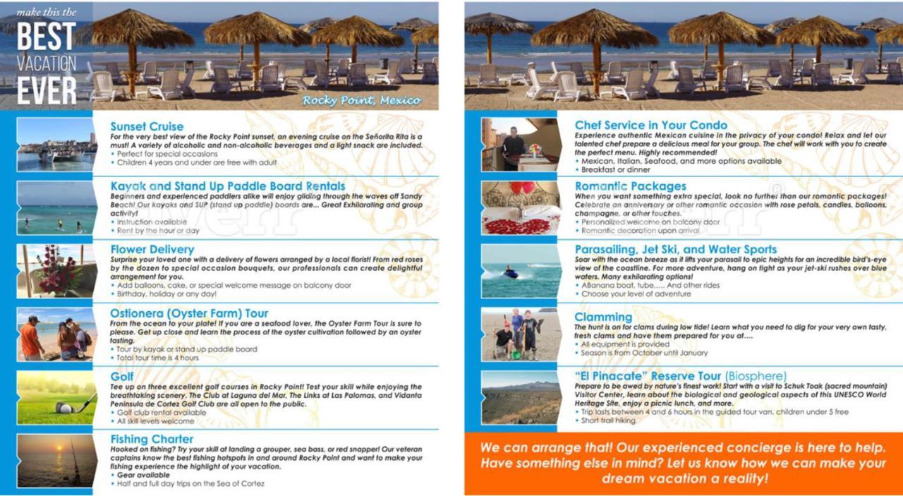 Sonoran Sea Resort Beachfront Penthouse Puerto Peñasco Eksteriør bilde